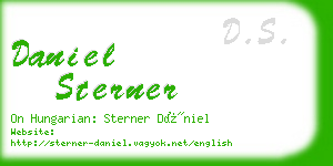 daniel sterner business card